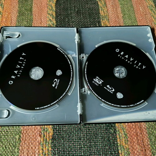 Gravity Blu-ray Steelbook 3D and 2D with Greek subtitles like new