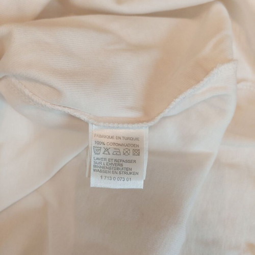 Women's white t-shirt 100% cotton like new size L