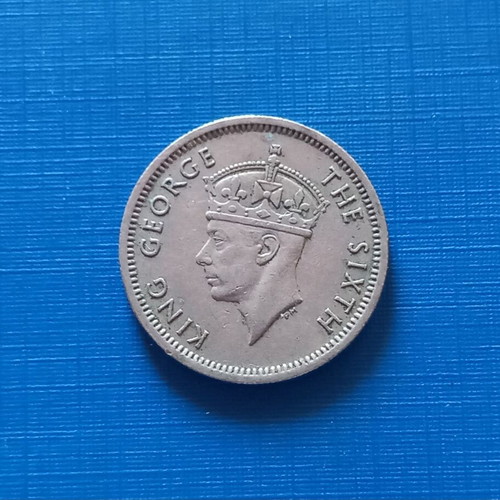 Malaysia 10 cents coin 1950 like new