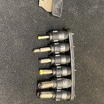 Universal power adapter plug set new with selection key