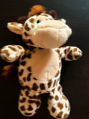Stuffed giraffe used