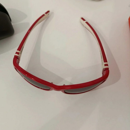 Polaroid kids polarized sunglasses used, red