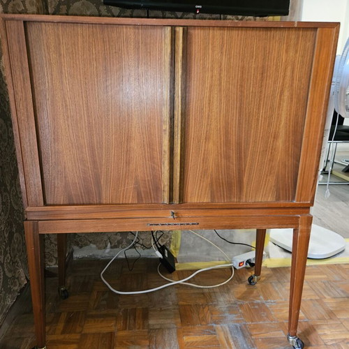 Blaupunkt Tirol TV with JMPERIAL radio turntable and Sänger sewing machine