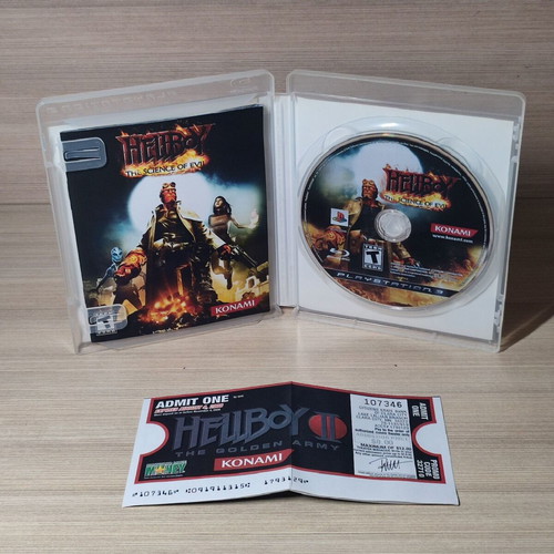 Hellboy The Science of Evil PS3 game like new, American version