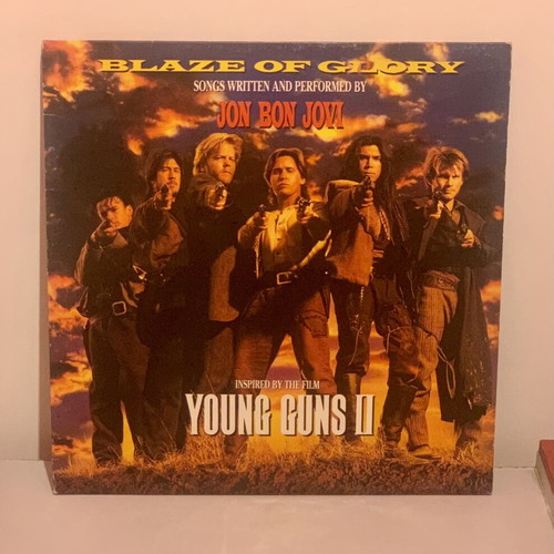 Jon Bon Jovi Blaze Of Glory LP original Greek press 1990 like new