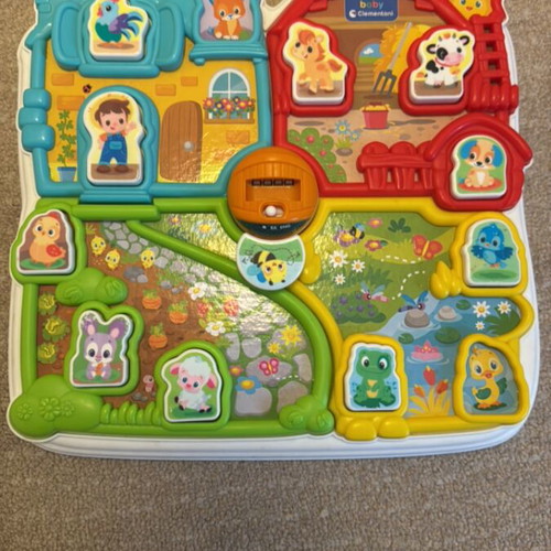 Clementoni Baby Toy Interactive Farm used with music and sounds for 18++ months