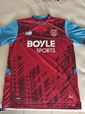 West Ham United new season jersey, authentic