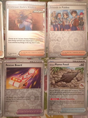 Trainer Holo Cards new, set of 8 Pokemon TCG