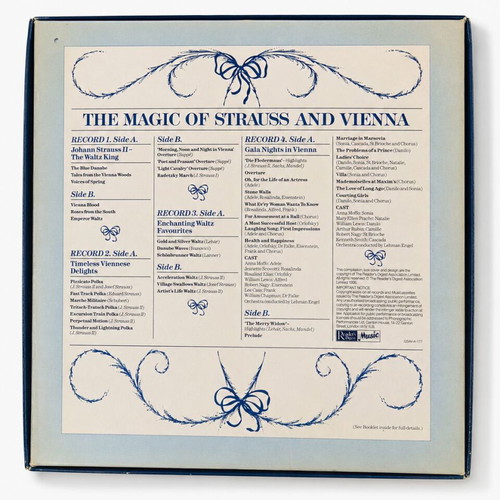 The Magic of Strauss and Vienna vinyl LP collection used, classical music