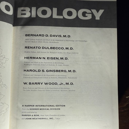 Microbiology book like new, English language edition