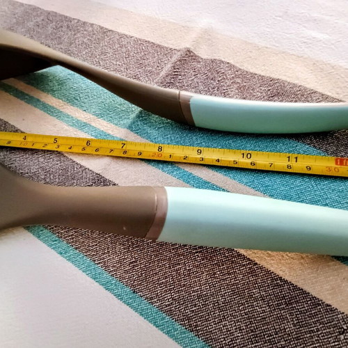 Set of two plastic spoons new and unused