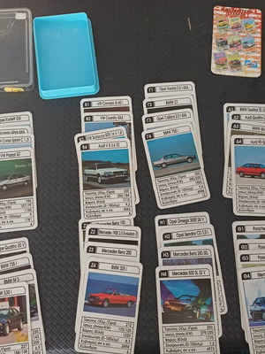 YPERATOU Sport Cars card game like new, missing cover