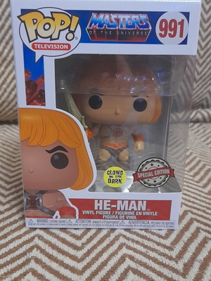 Funko Pop He-Man Masters of the Universe special edition glow in the dark new
