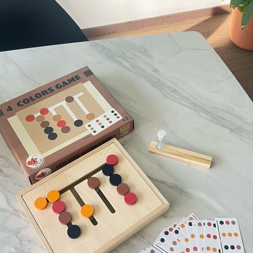 4 Colors Game Wooden Educational Logic Toy by Egmont Toys new