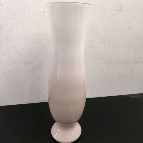 BICOLORE vase beige with glossy finish like new