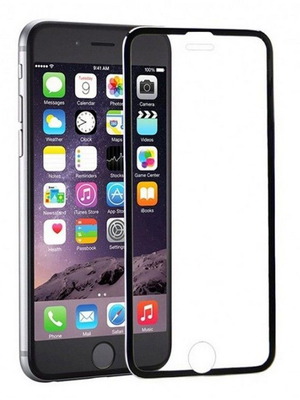Powertech Tempered Glass 3D Full Face για iPhone 7/8, titanium, Black