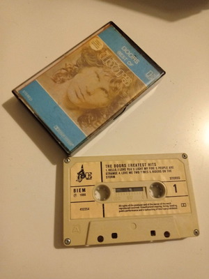 Κασέτες ήχου Doors Greatest Hits μεταχειρισμένες, ροκ