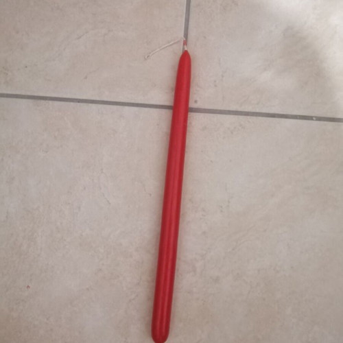 Red candle lampada new