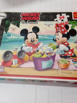 Mickey Mouse Trefl puzzle games used, 24 large pieces