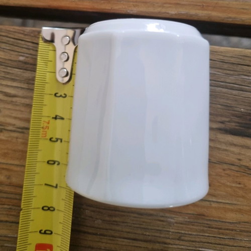 Porcelain branded special shot glass unused