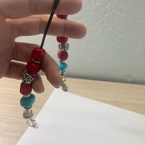 Handmade begleri with nephrite beads and modern designs