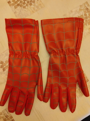 Spiderman Kids Gloves Marvel 2004 Like New