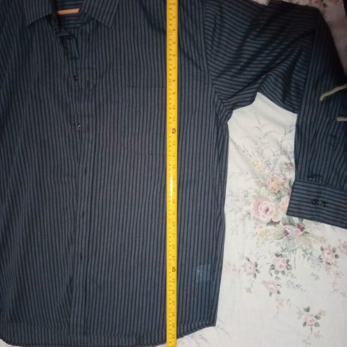 Sprider men's striped shirt 3XL like new, black and gray