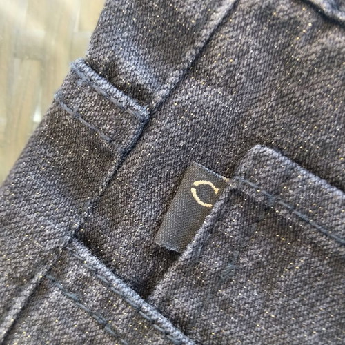 Vintage Just Cavalli jeans with rhinestone logo and coated effect IT 50
