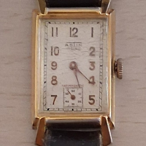 Vintage Astin Art Deco women's watch used