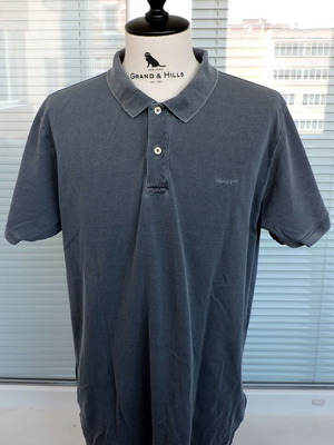 GANT Mens Grey Sun Faded Pique Rugger Polo Shirt Size XL like new