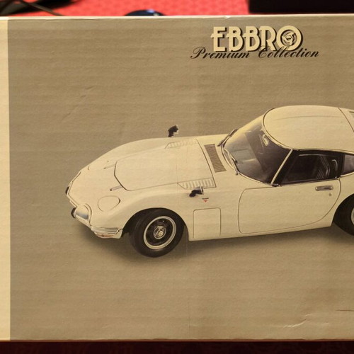 Collectible EBBRO Toyota 2000GT model red new