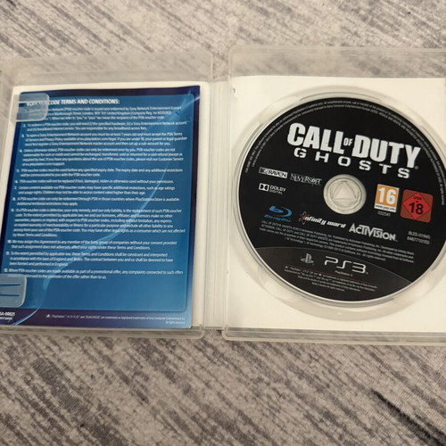 Call of Duty Ghosts PS3 game like new