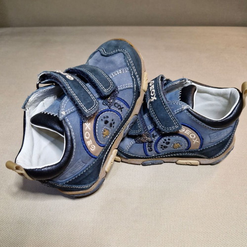 Geox boys' sneakers size 23 used, blue