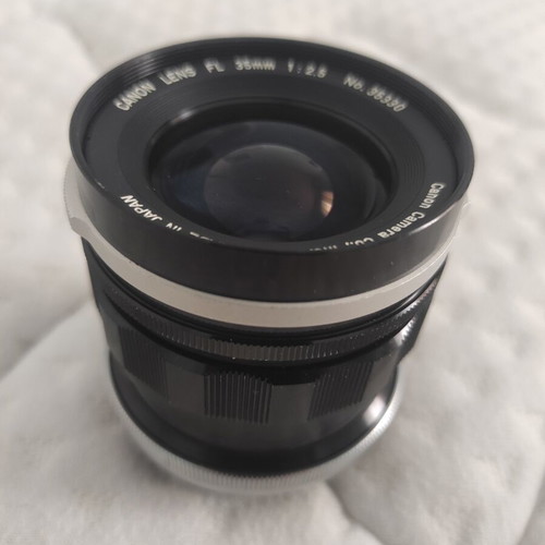 Canon FL 35mm f2.5 vintage wide-angle lens