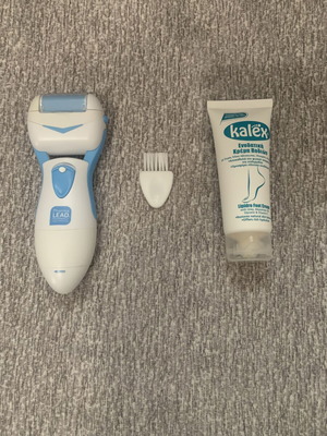 Waterproof electric foot file set new with foot cream and cleaning brush