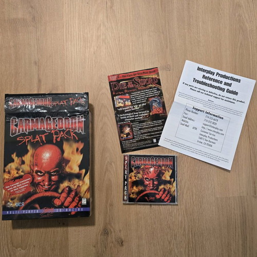 Carmageddon Splat Pack PC Big Box Interplay version like new