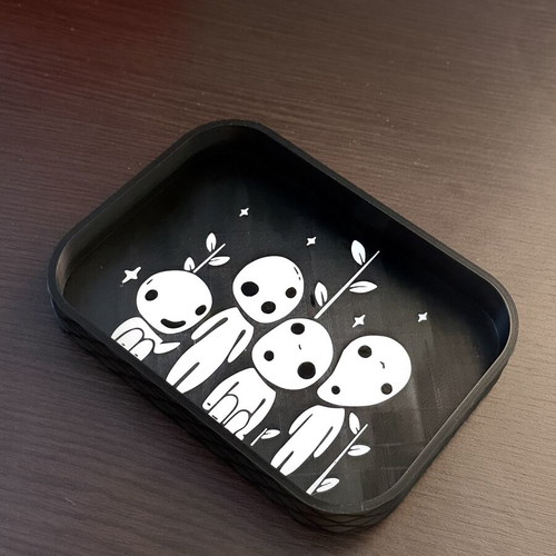 Kodama Forest Spirits Tray Studio Ghibli Inspired, new