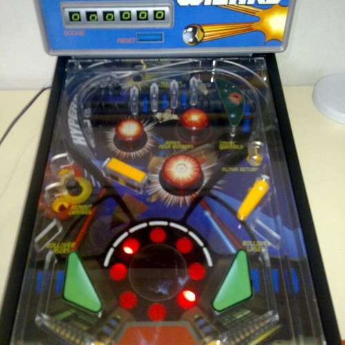 Pinball Wizard 1983 Grandstand ηλεκτρονικό επιτραπέζιο φλίπερ σαν καινούργιο
