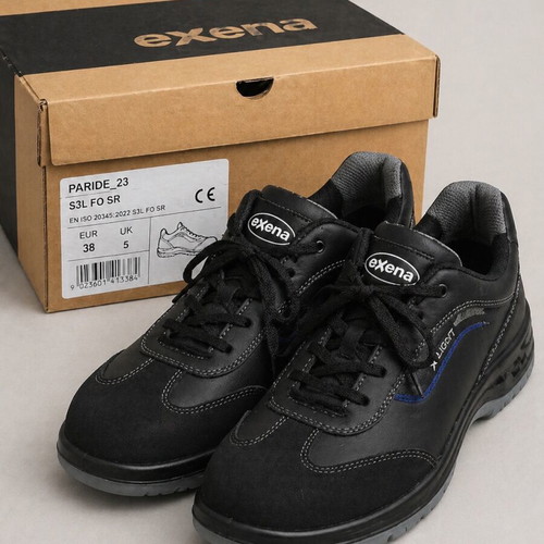 Exena PARIDE_23 S3L FO SR safety shoes almost new, size 38, black