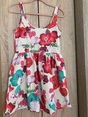 Zara Trafaluc dress used, colorful, size M