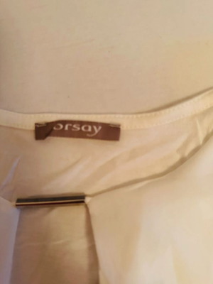 Orsay white tshirt like new, size S