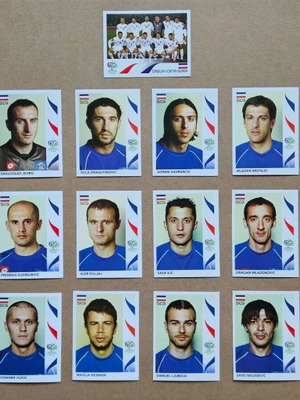 Panini World Cup 2006 Serbia Montenegro sticker set
