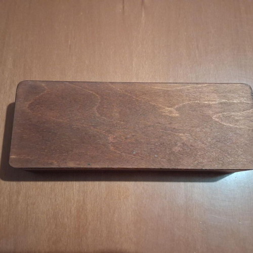 Carved wooden jewelry box new