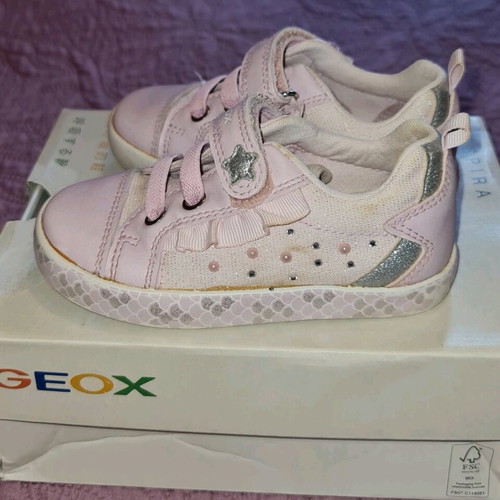 Geox baby shoes used, size 22, pink
