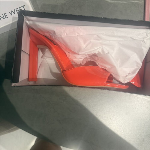 Nine West mules new, size 41, orange