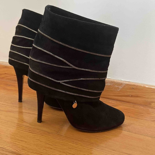Elisabetta Franchi ankle boots size 37 black, like new