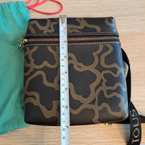 Tous Kaos crossbody bag like new, black and beige