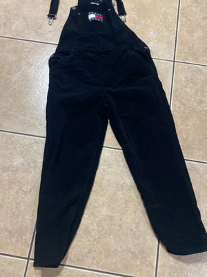 Tommy Jeans μαύρη κοτλέ γυναικεία σαλοπέτα, μέγεθος S