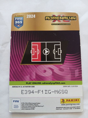 Panini Stefan De Vril 2024 μεταχειρισμένο αυτοκόλλητο