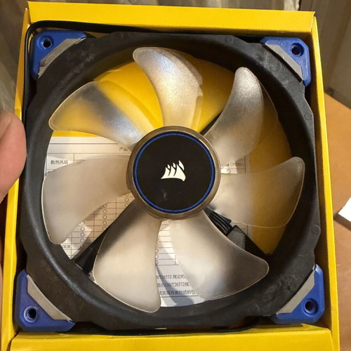 Corsair ML140 Pro LED fans used, pack of 3, magnetic levitation PWM